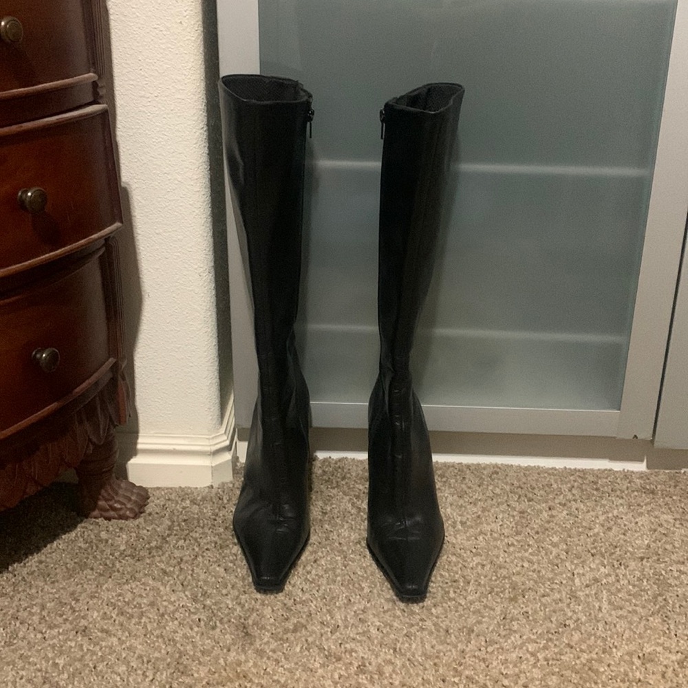 Gucci Knee High Leather Boots